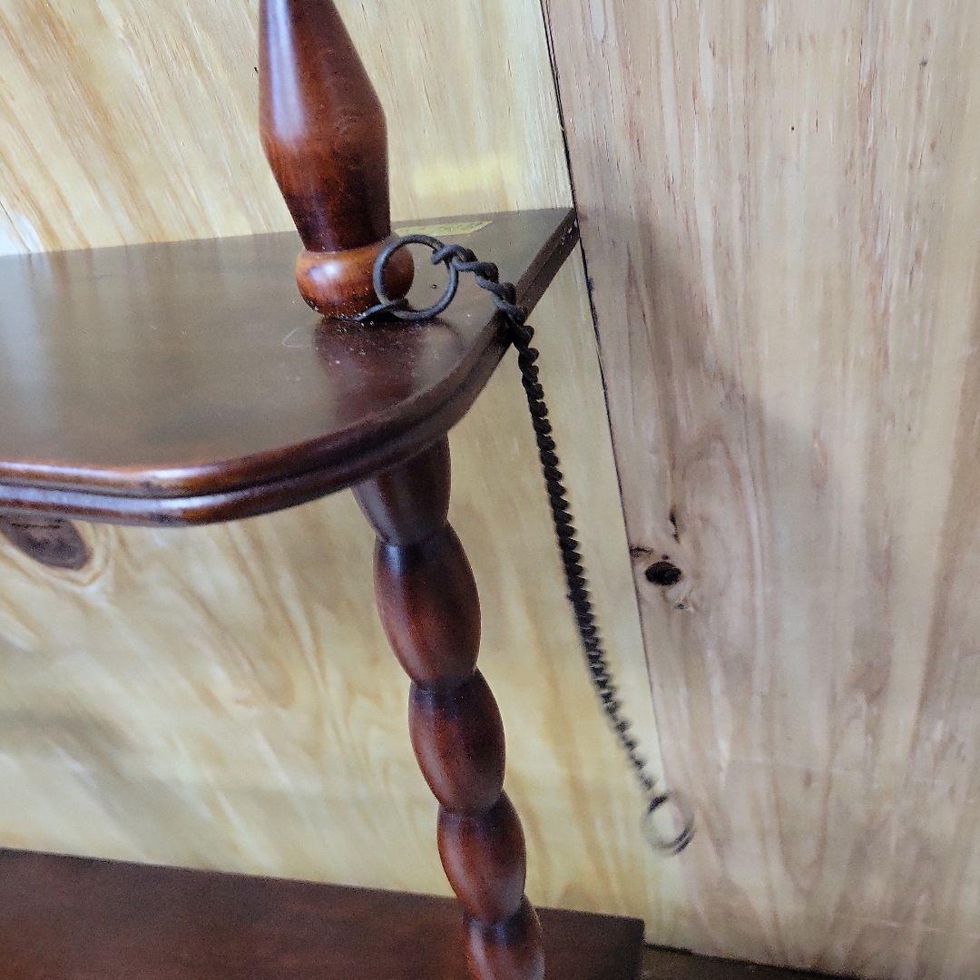 昭和レトロ ミッドセンチュリー najico 木製壁掛けラック 飾り棚 古家具