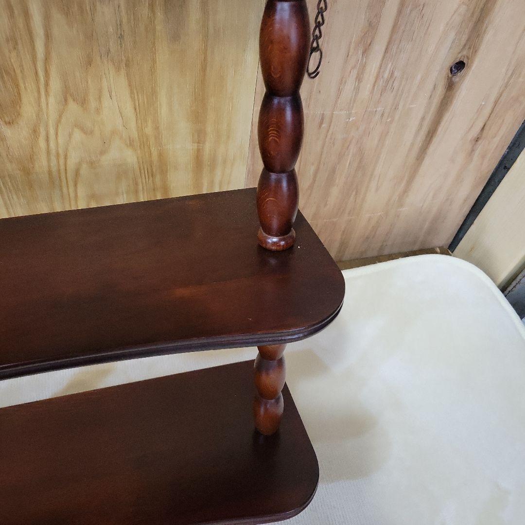 昭和レトロ ミッドセンチュリー najico 木製壁掛けラック 飾り棚 古家具