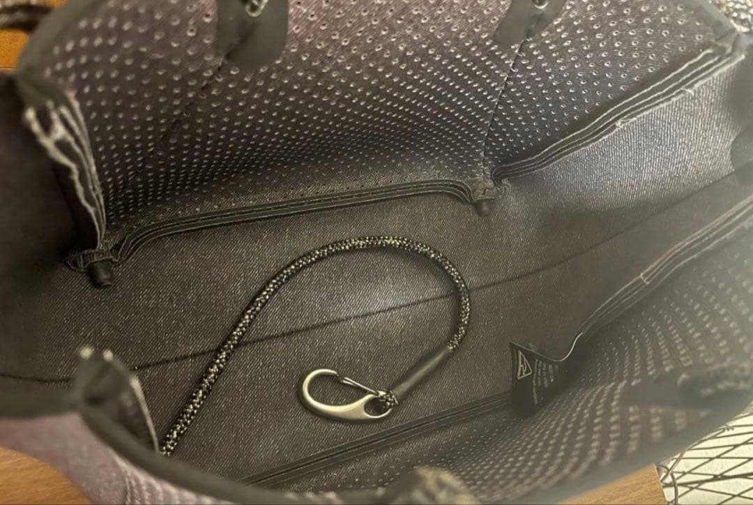 【美品】STATE OF ESCAPE トートバッグ グレー ブラックデニム