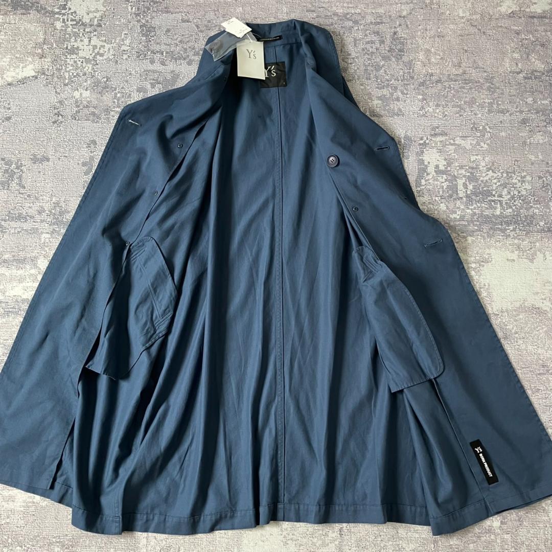 【新品未使用】Y’s COTTON TWILL LONG CAPE COAT