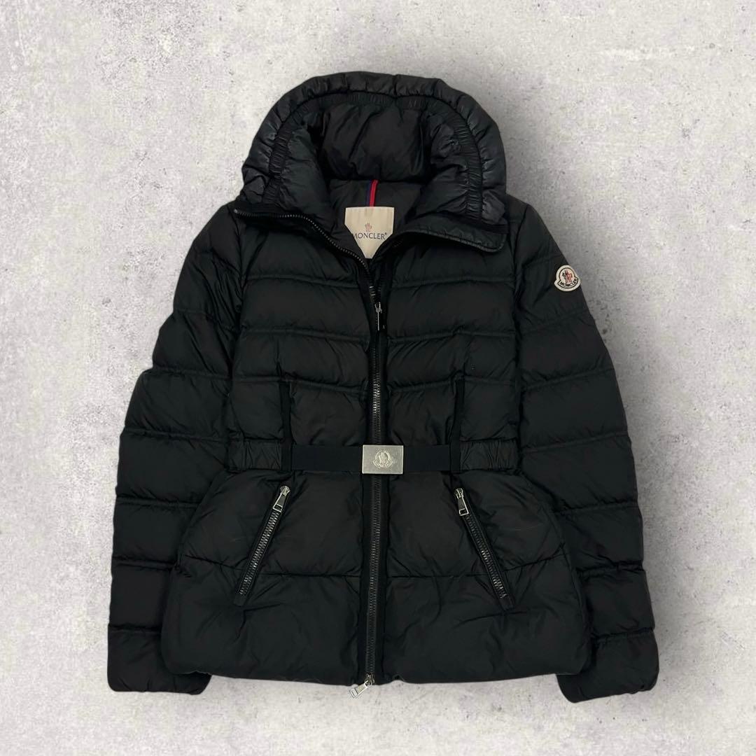 11790【QR鑑定済】モンクレール ALOUETTE ダウンジャケット 黒