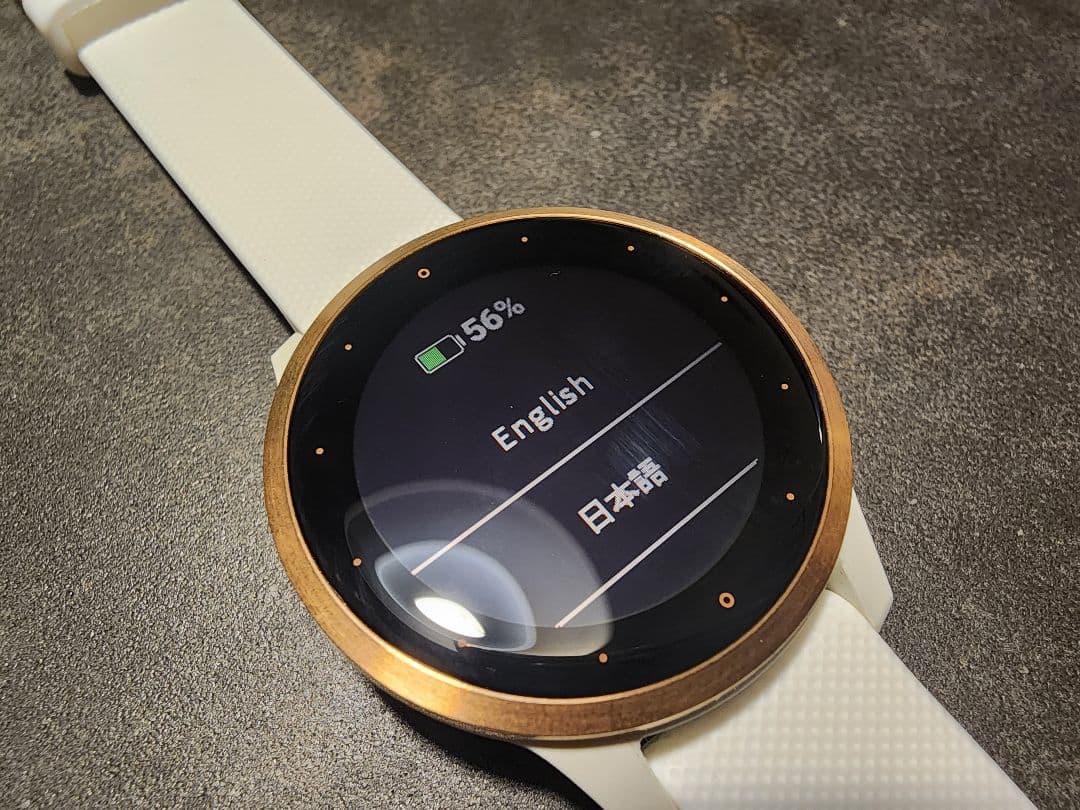 ガーミン　GARMIN vivoactive 4S ホワイト ローズゴールド