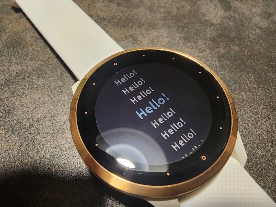 ガーミン　GARMIN vivoactive 4S ホワイト ローズゴールド