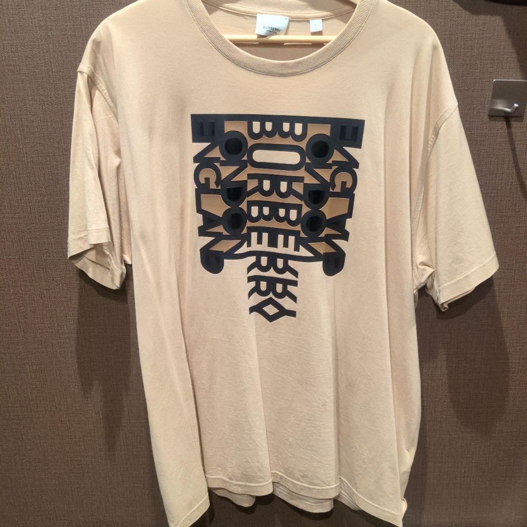 BURBERRY ベージュ Tシャツ Lサイズ