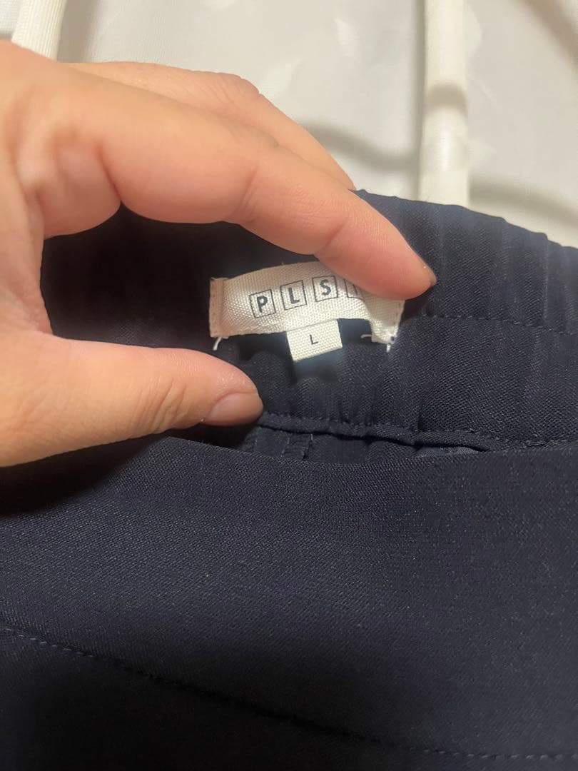 プラステ　ネイビー Lサイズ パンツスーツ