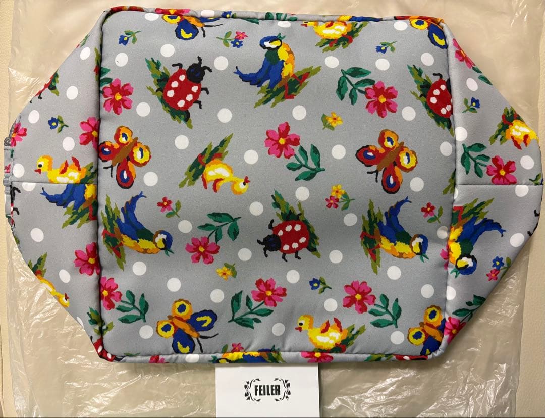 新品フェイラー ハイジ　ドット フードバスケット　紙袋とシール付き