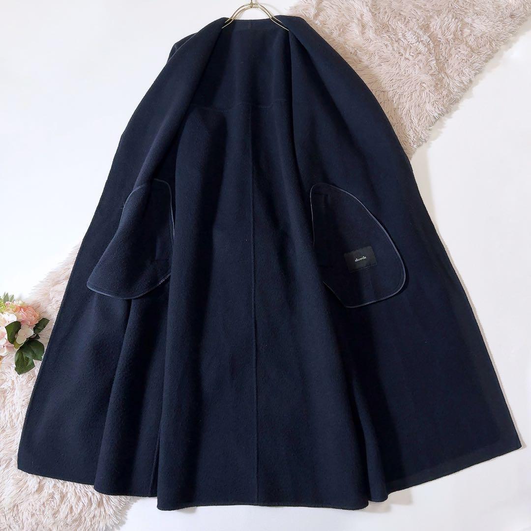 美品ꕥアルアバイル 23AW KIWIラムリバーロングコート リバー仕立て