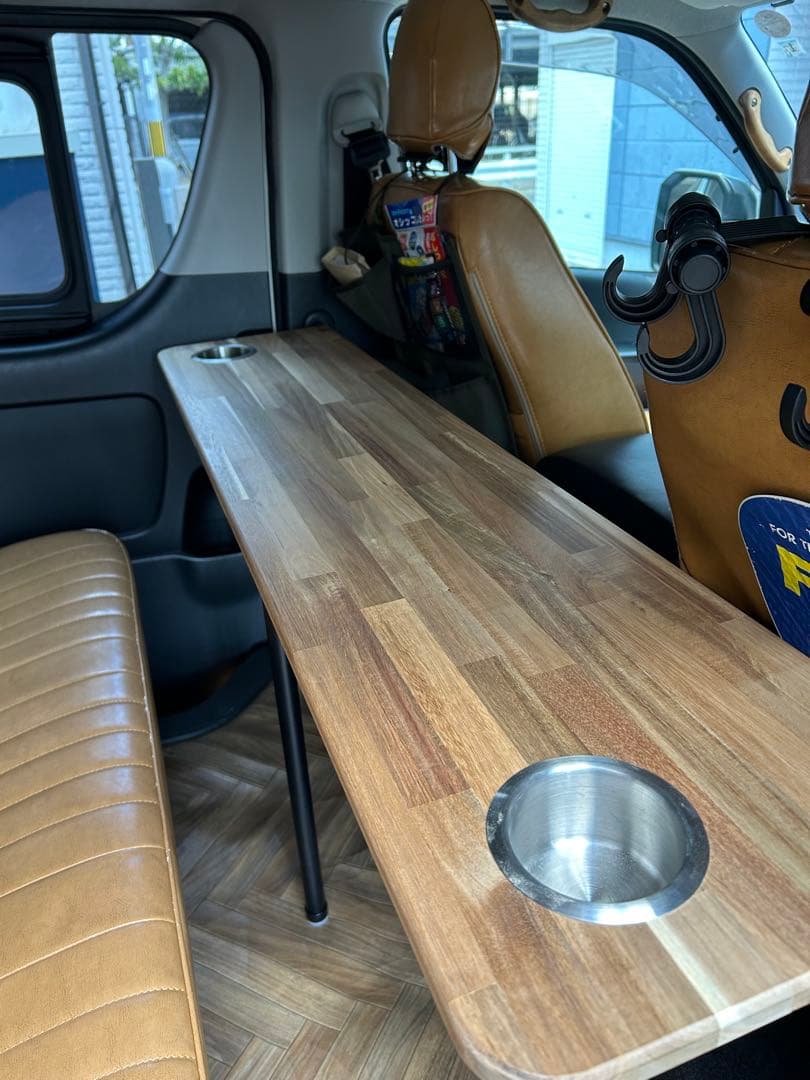 #114 ハイエース キャラバン セカンドテーブル DIYセカンドテーブル