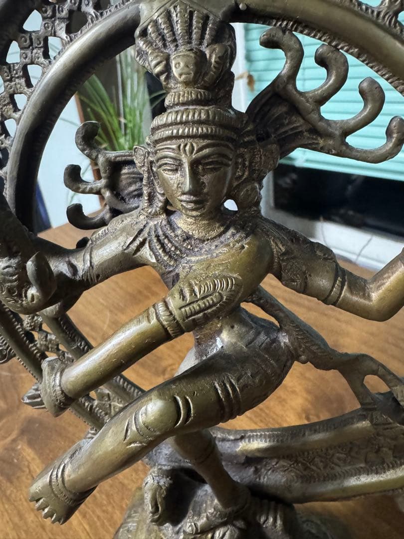 シヴァ神　銅像　インテリア