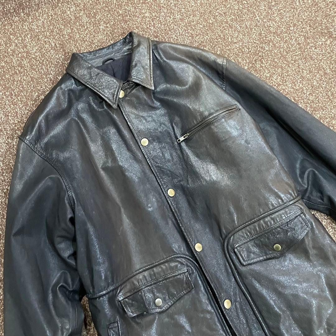 COMME des GARCONS コムデギャルソン レザージャケット ラム