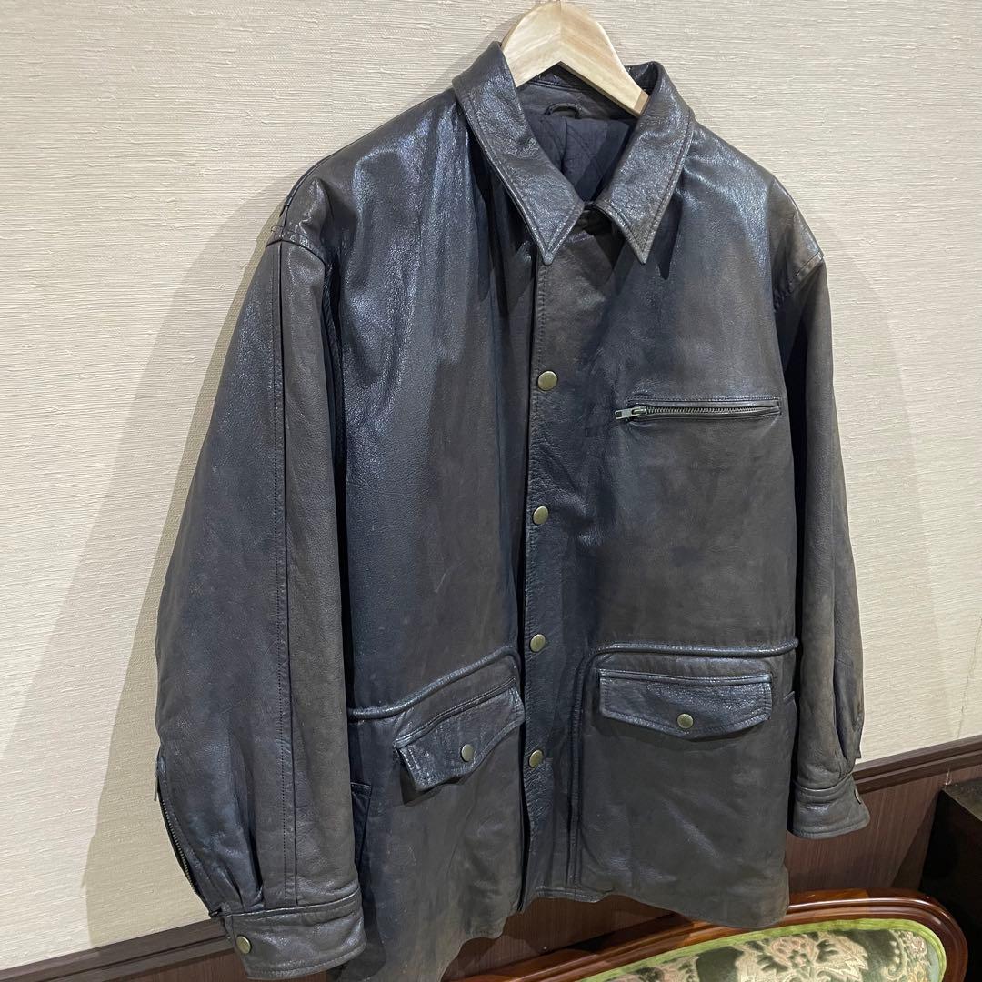 COMME des GARCONS コムデギャルソン レザージャケット ラム