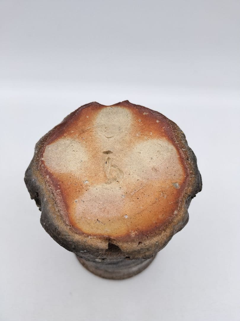 c380 花入 信楽 旅枕 高橋楽斉 木箱 茶道具 古物