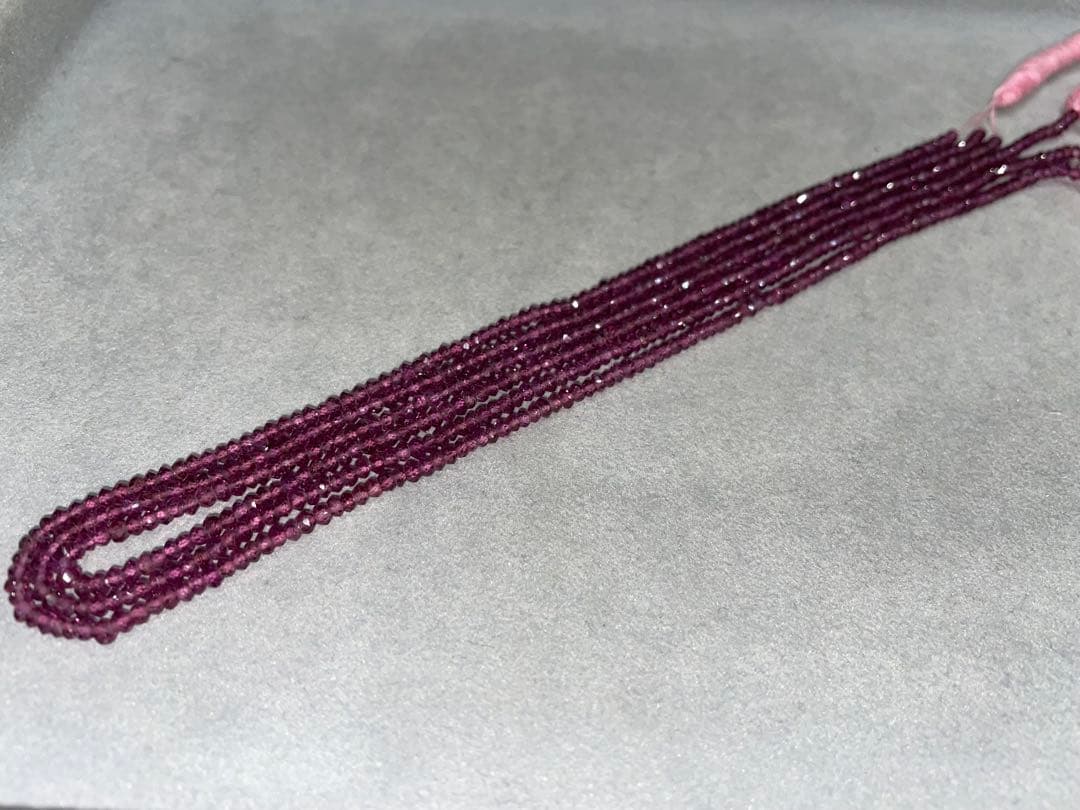 【極上】ロードライトガーネット 35cm×3連セット