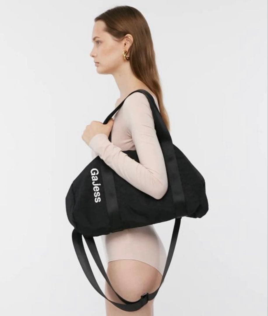 【8/9掲載終了】 gajess Black Duffle Bag