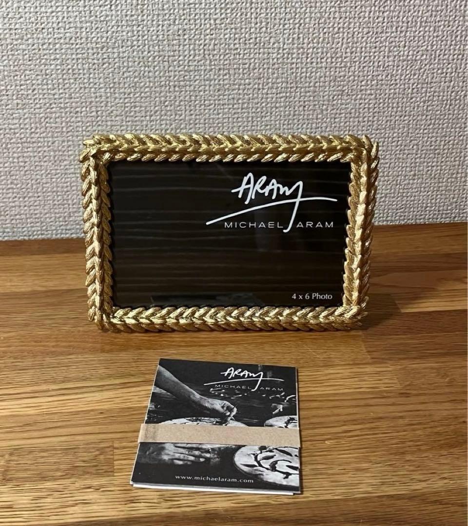 MICHAEL ARAM フォトフレーム ゴールド マイケルアラム 写真たて