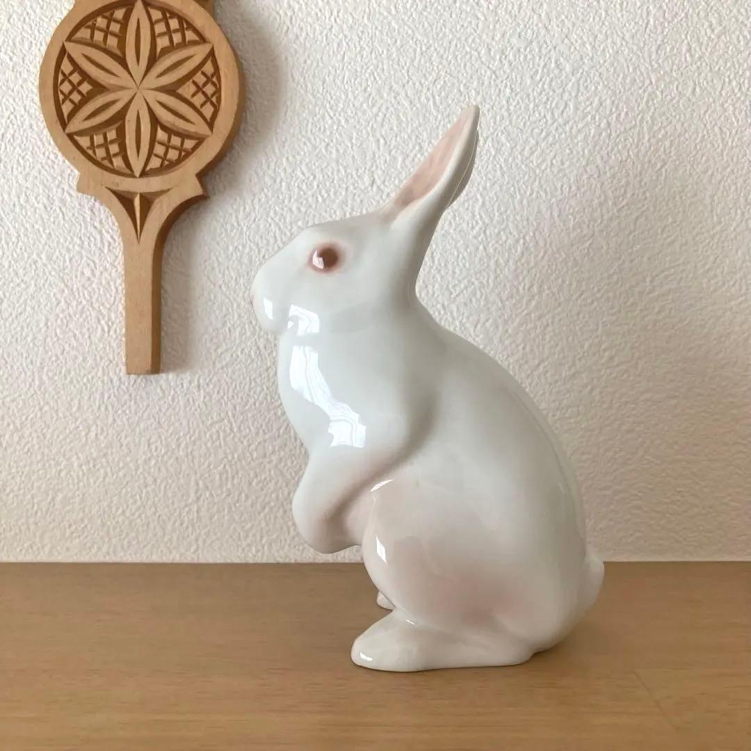 超希少　デンマークB&G うさぎのオブジェ(大サイズ/立ちポーズ)コペンハーゲン