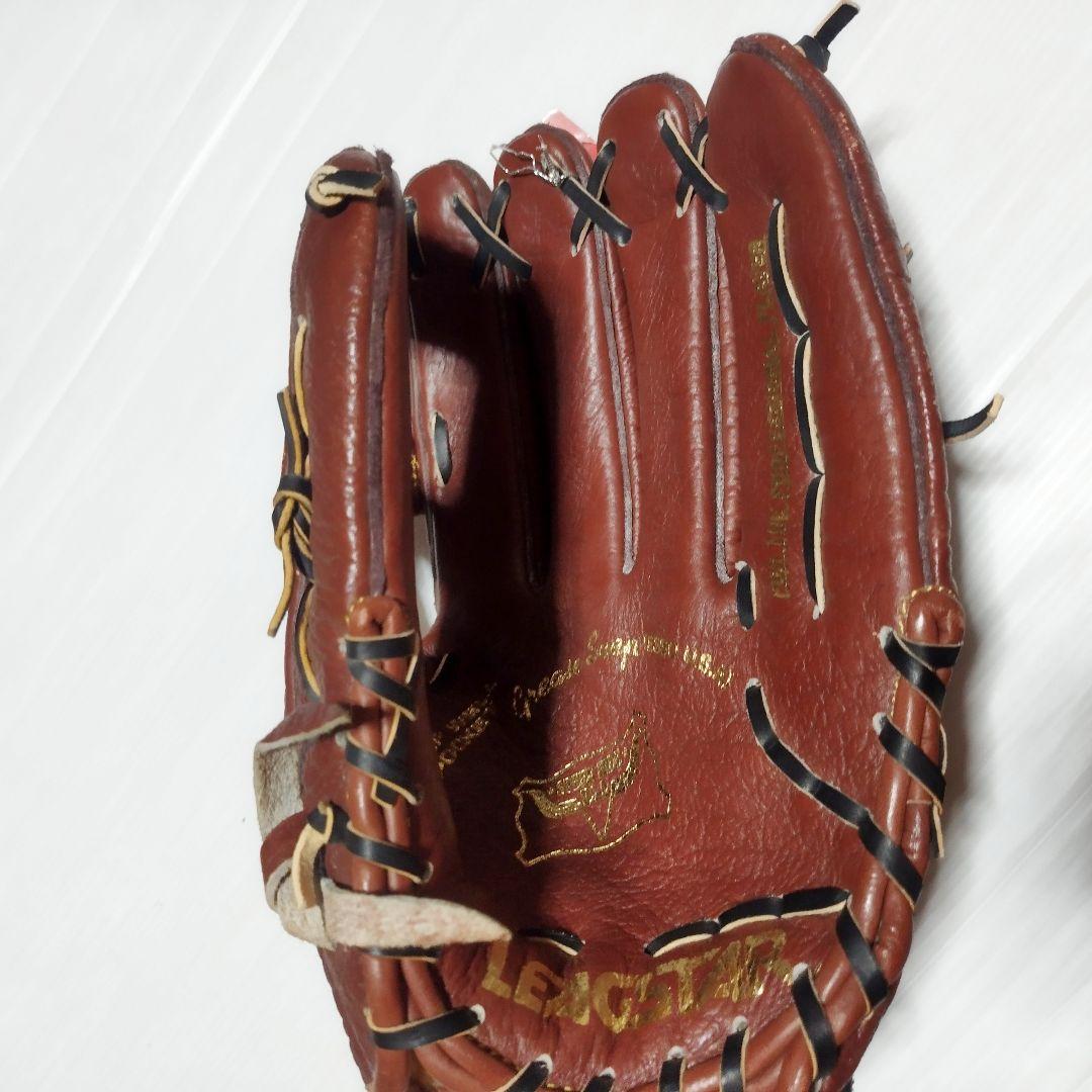 タグ付　リーグスター　大人用軟式野球グローブ　LGS 1234 牛革