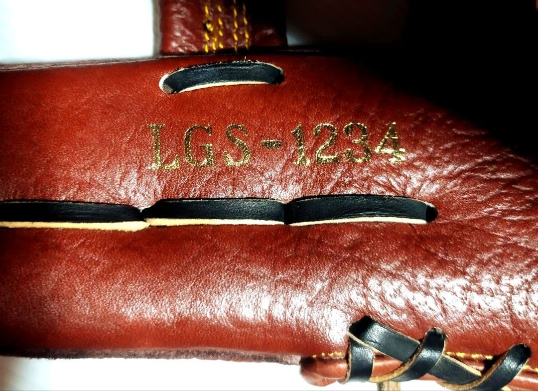 タグ付　リーグスター　大人用軟式野球グローブ　LGS 1234 牛革