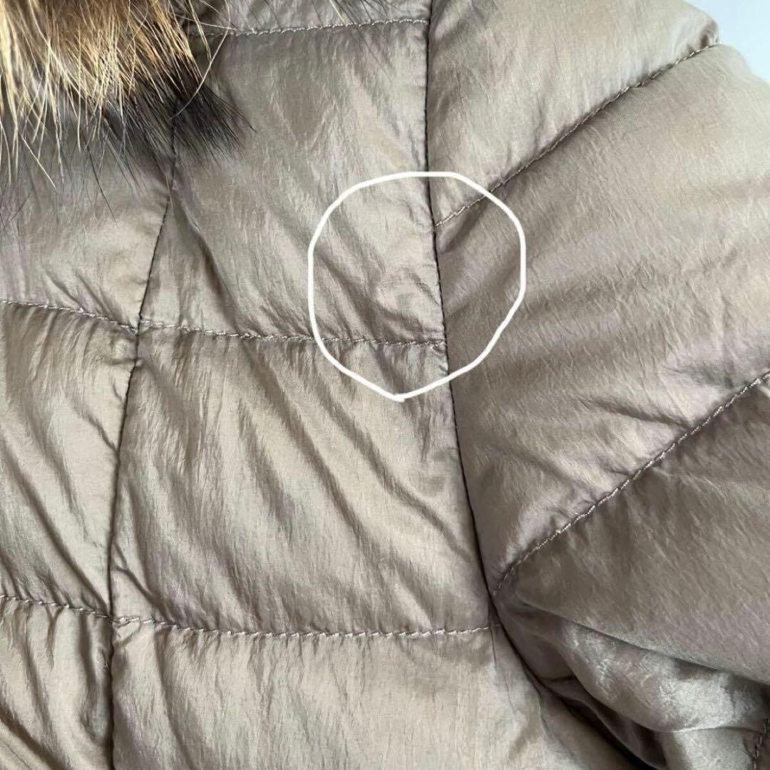 【美品】タトラス TATRAS リバーシブル ダウンジャケット カーキ ファー