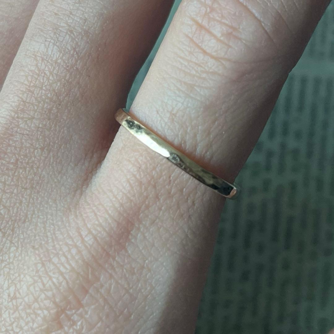 英国　イギリス　ヴィンテージ　9k 9金　バンドリング