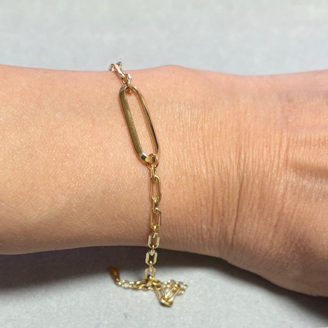 k18YG デザインブレスレット