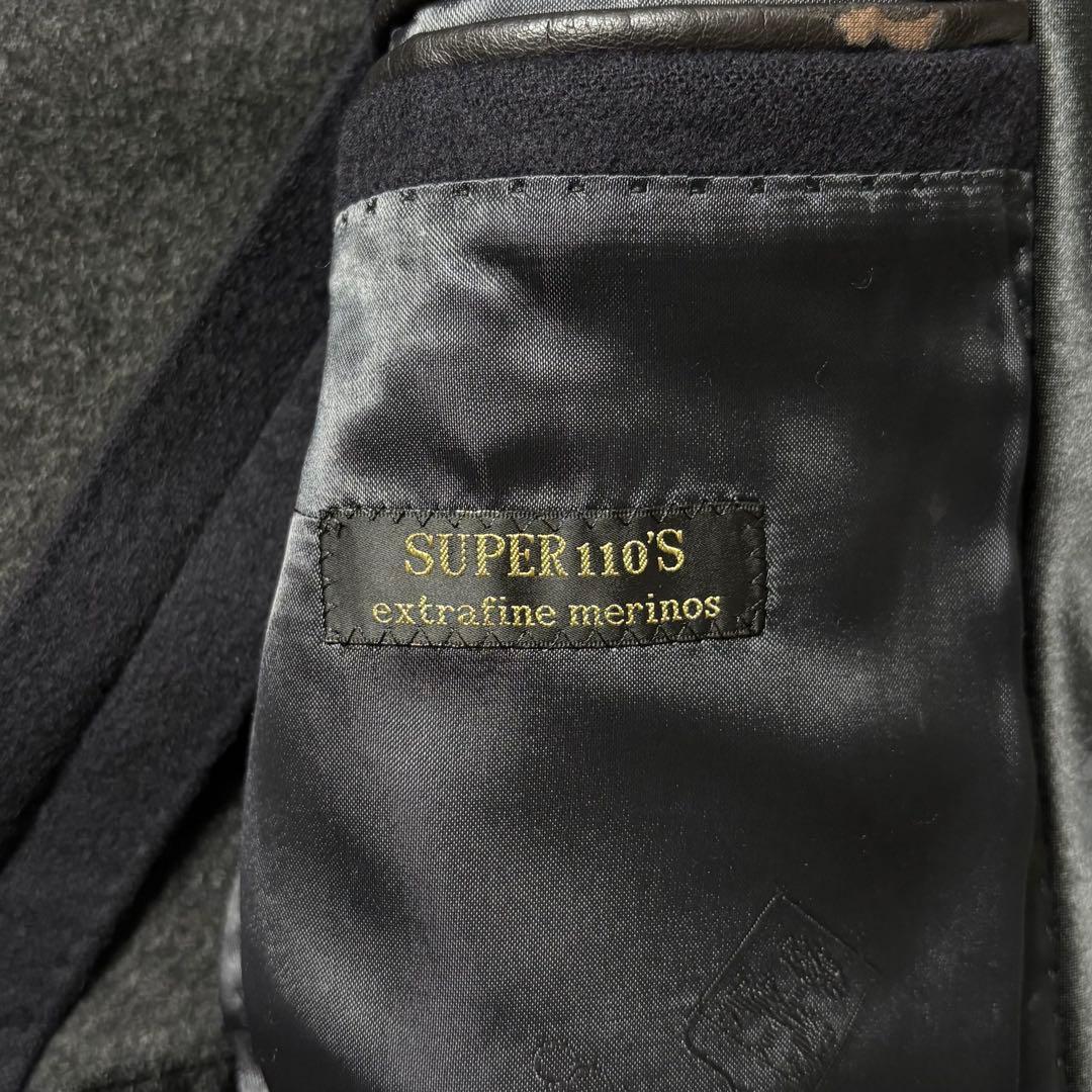 CORNELIANI SUPER110s ウール チェスターコート 44