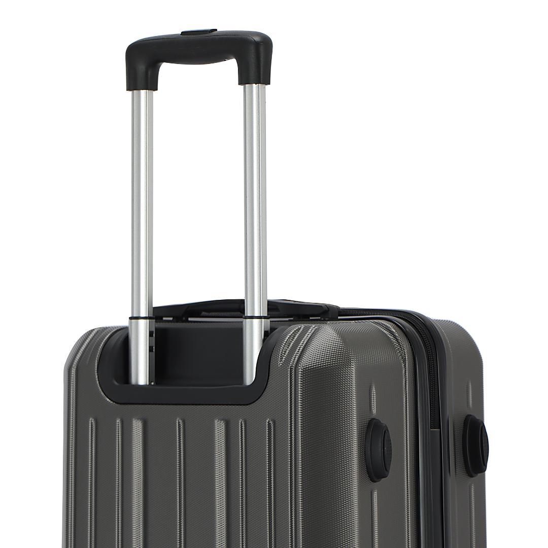 格安スーツケース・キャリーケース 3点セット　Sサイズ機内持ち込み　グレー色