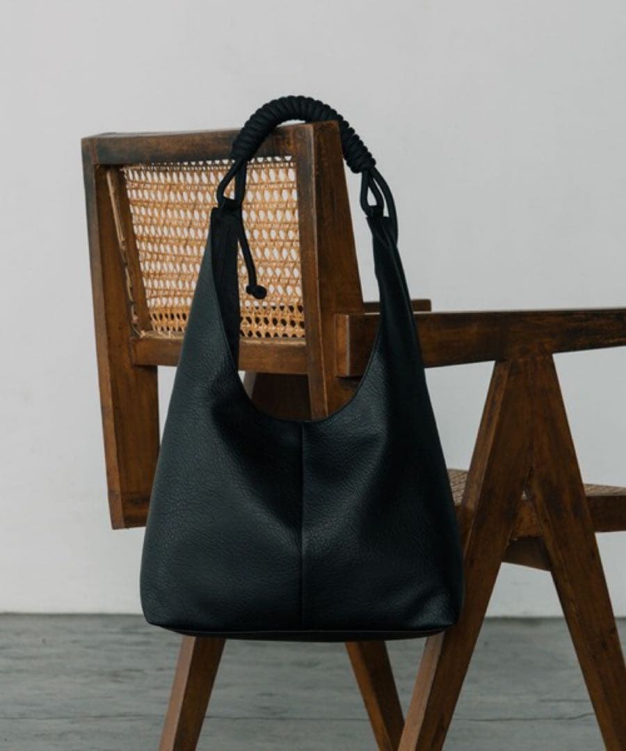 バッグ LURAKU Synthetic Leather Rope Handle Bag