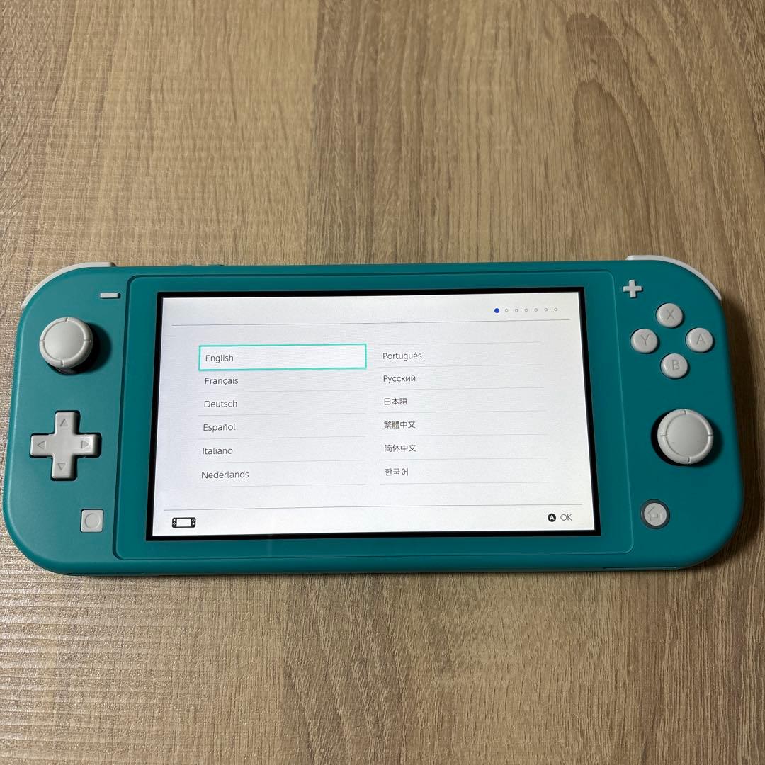 Nintendo Switch Lite ターコイズ　動作確認済
