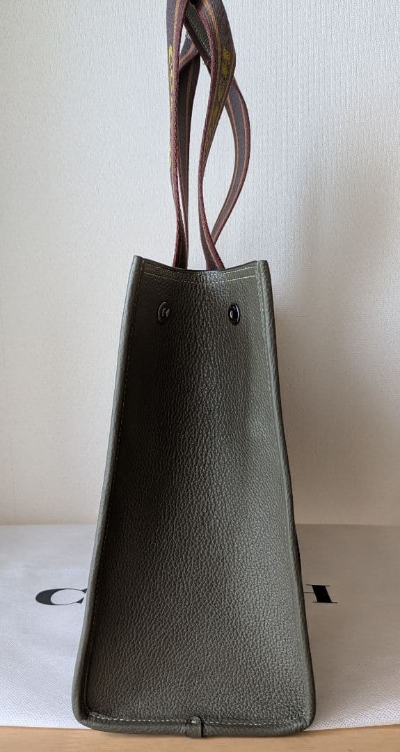 【美品】COACHスミスレザートートバッグラージサイズ