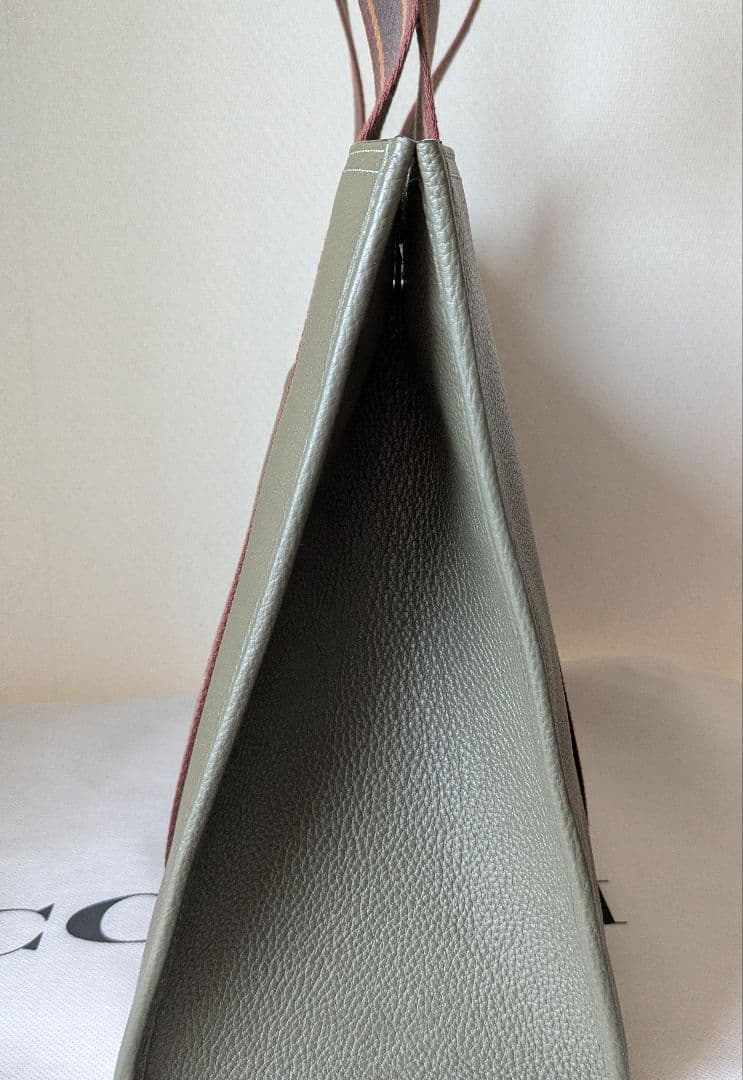 【美品】COACHスミスレザートートバッグラージサイズ