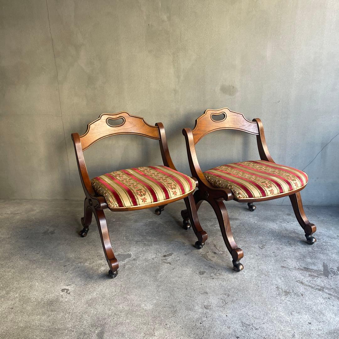 美品　ドレクセルヘリテイジ キャスターチェア 2脚セット