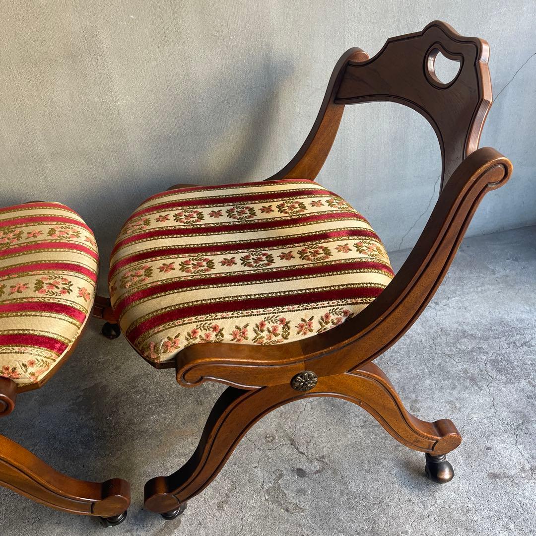 美品　ドレクセルヘリテイジ キャスターチェア 2脚セット