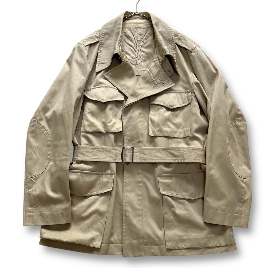 激レアꕥイヴサンローランリヴゴーシュ トムフォード期 サファリジャケット YSL