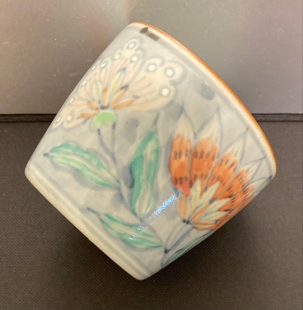 佐藤走波（五代）染錦　絵変り①　5客　蕎麦猪口