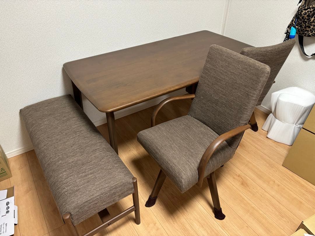 【重要】【商品の説明ご確認ください！】 ダイニングテーブルセット❷