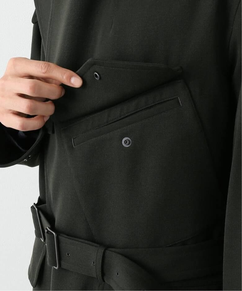 BLURHMS ウールサージモーターコート 21aw