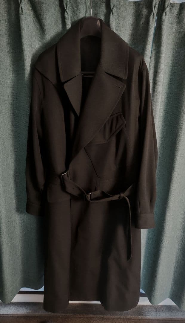 BLURHMS ウールサージモーターコート 21aw