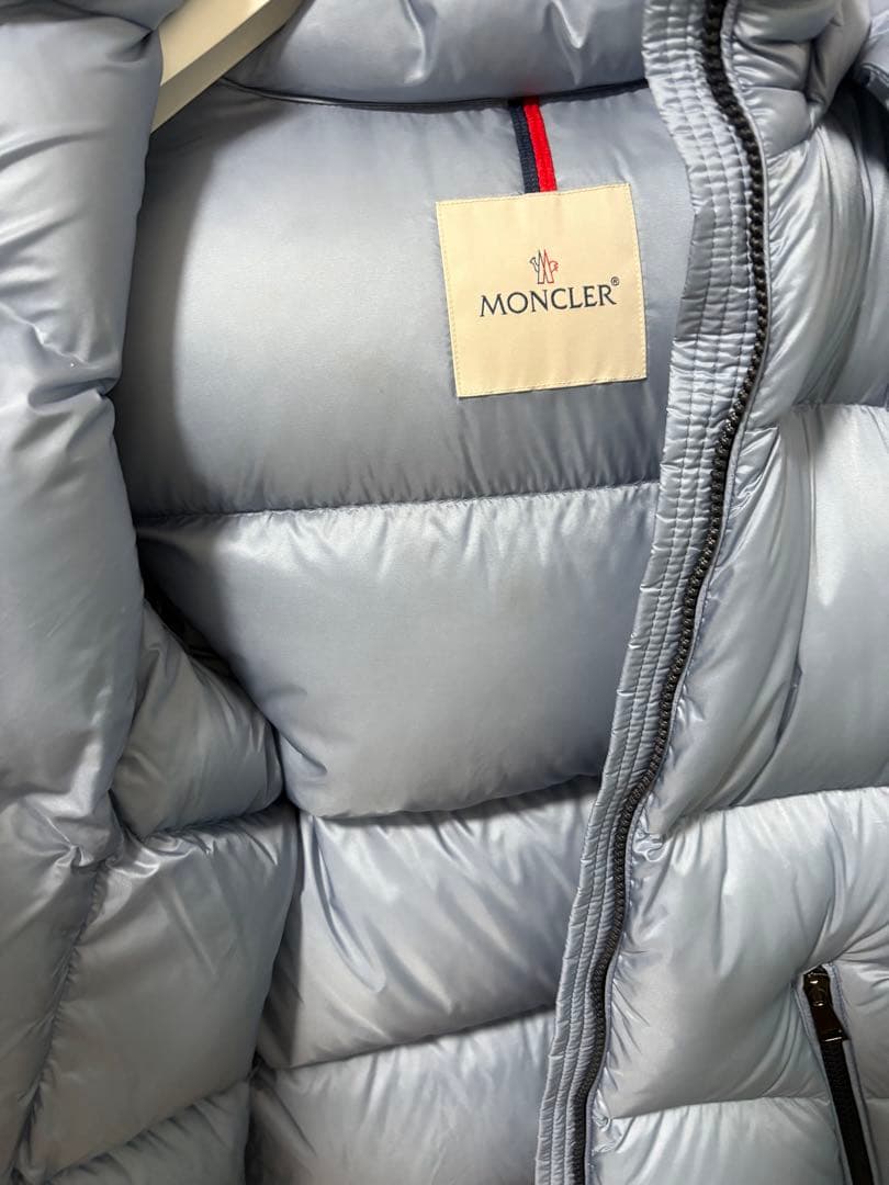 新品未使用 タグ付き モンクレール MONCLER ブルー ショート ダウン
