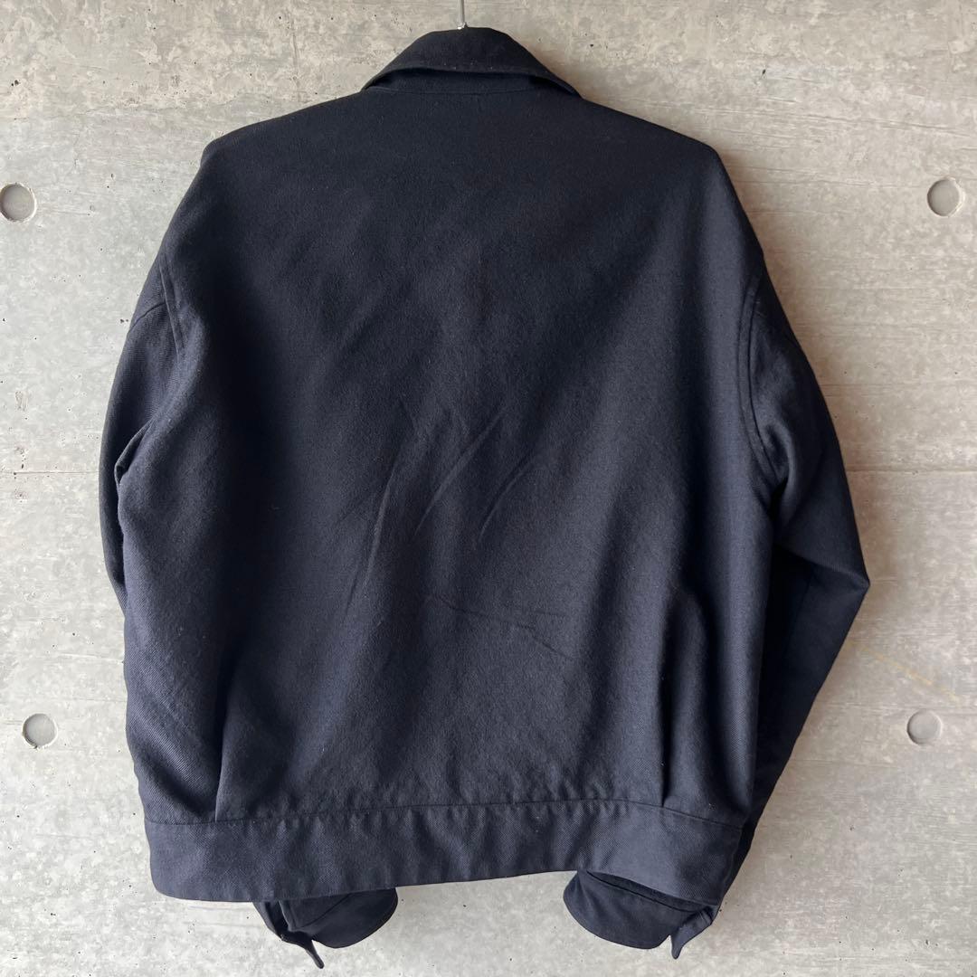 comoli コモリ　ウールサージベルテッドジャケット