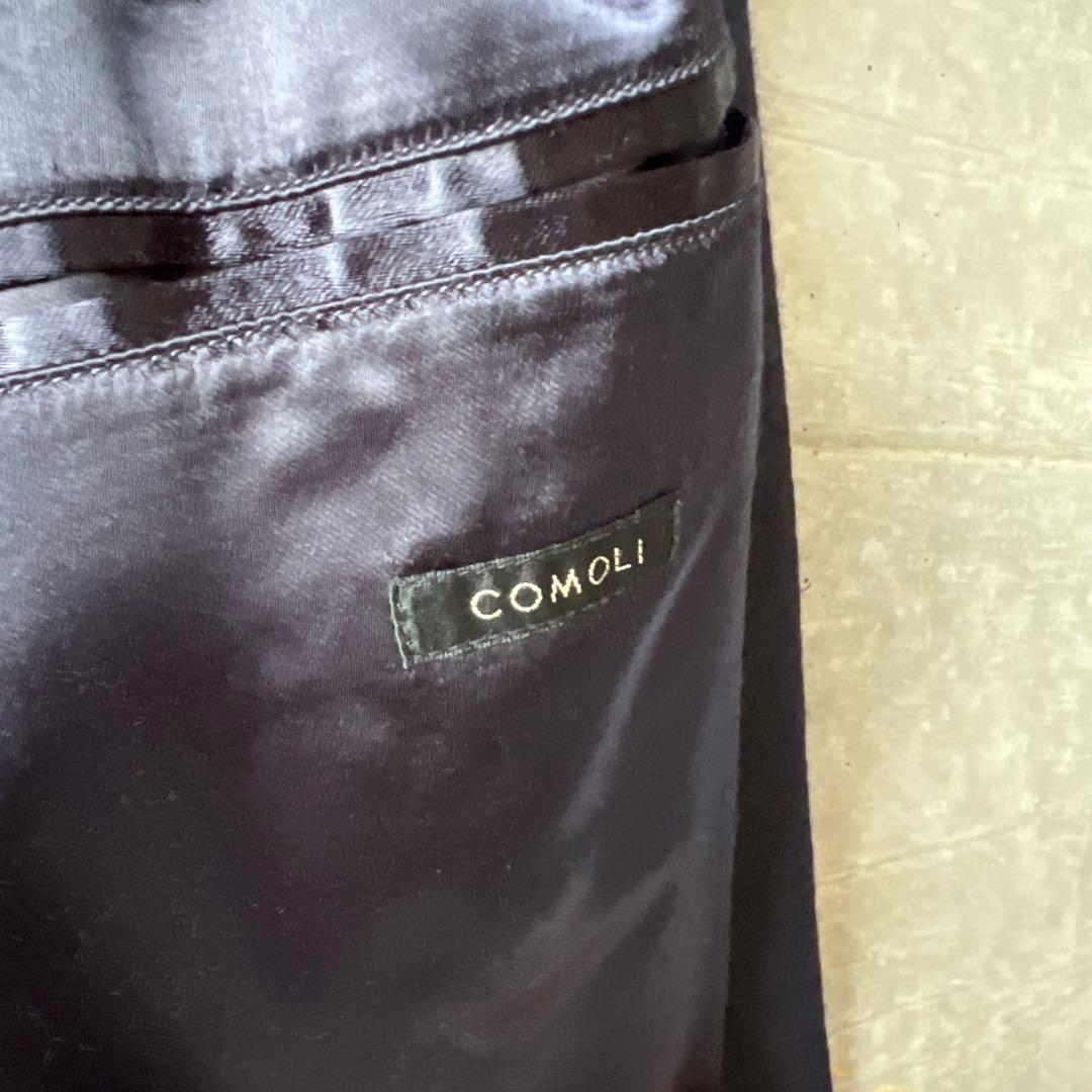 comoli コモリ　ウールサージベルテッドジャケット