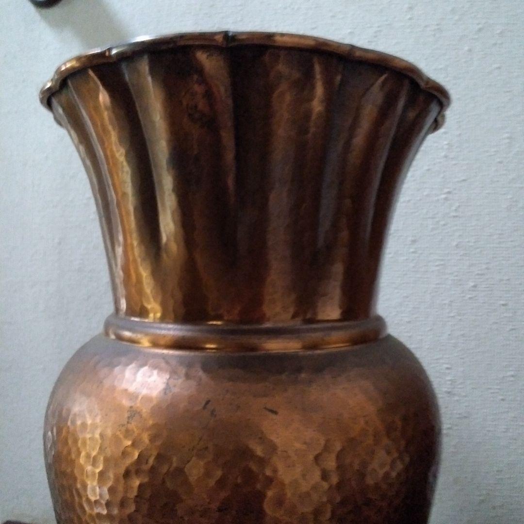 ✨イタリア製銅インテリア雑貨傘立て刻印あり