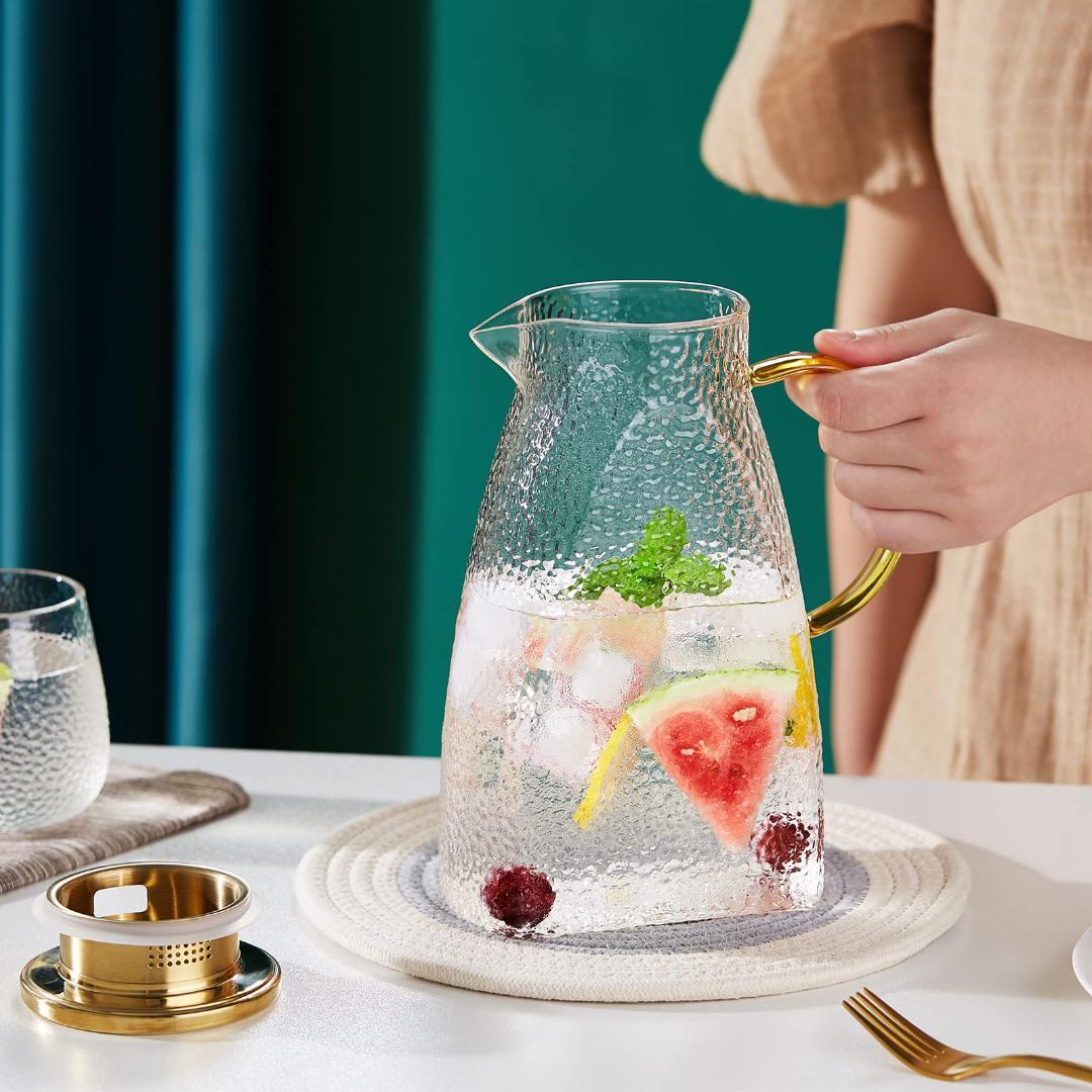 1600ML耐熱ガラスピッチャー 直火・熱湯OK