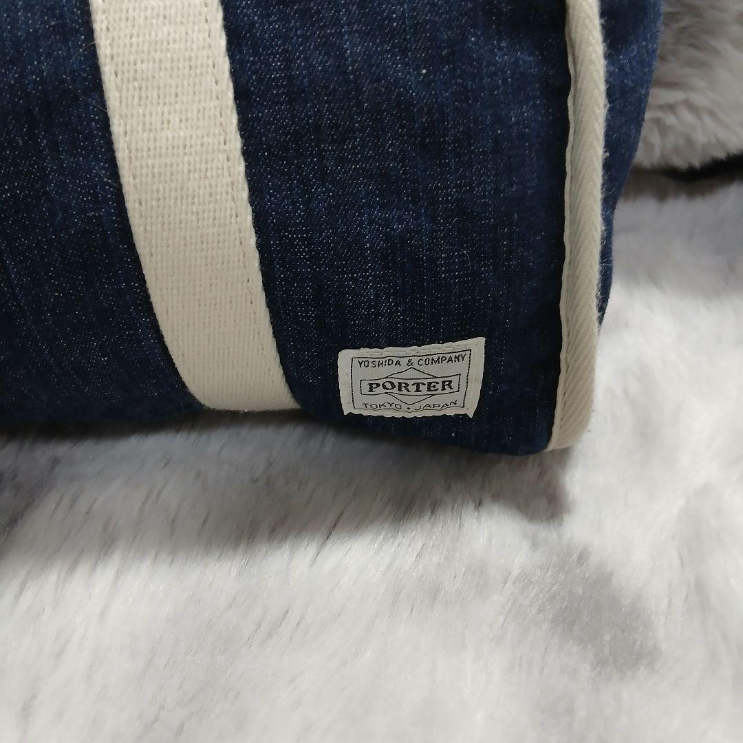 【美品】ＰＯＲＴＥＲポータートートバック　デニムユニセックスリバーシブル
