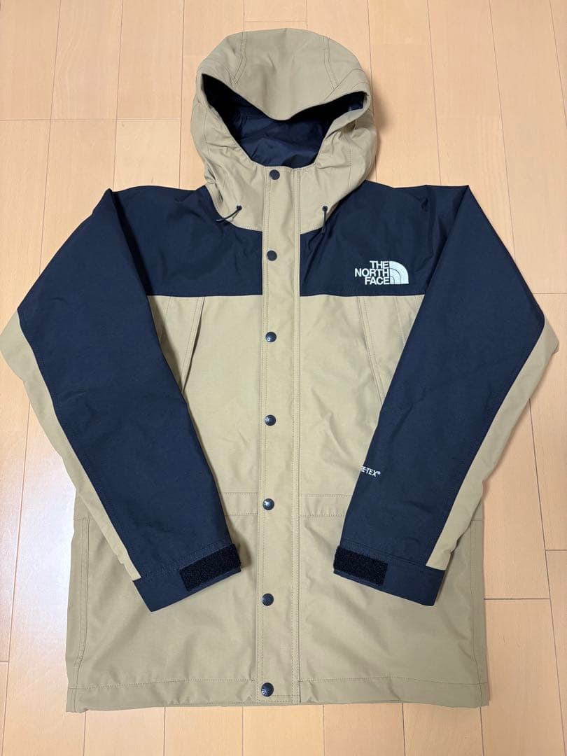 【美品】 ザ ノースフェイス マウンテンライトジャケット ケルプタン Mサイ