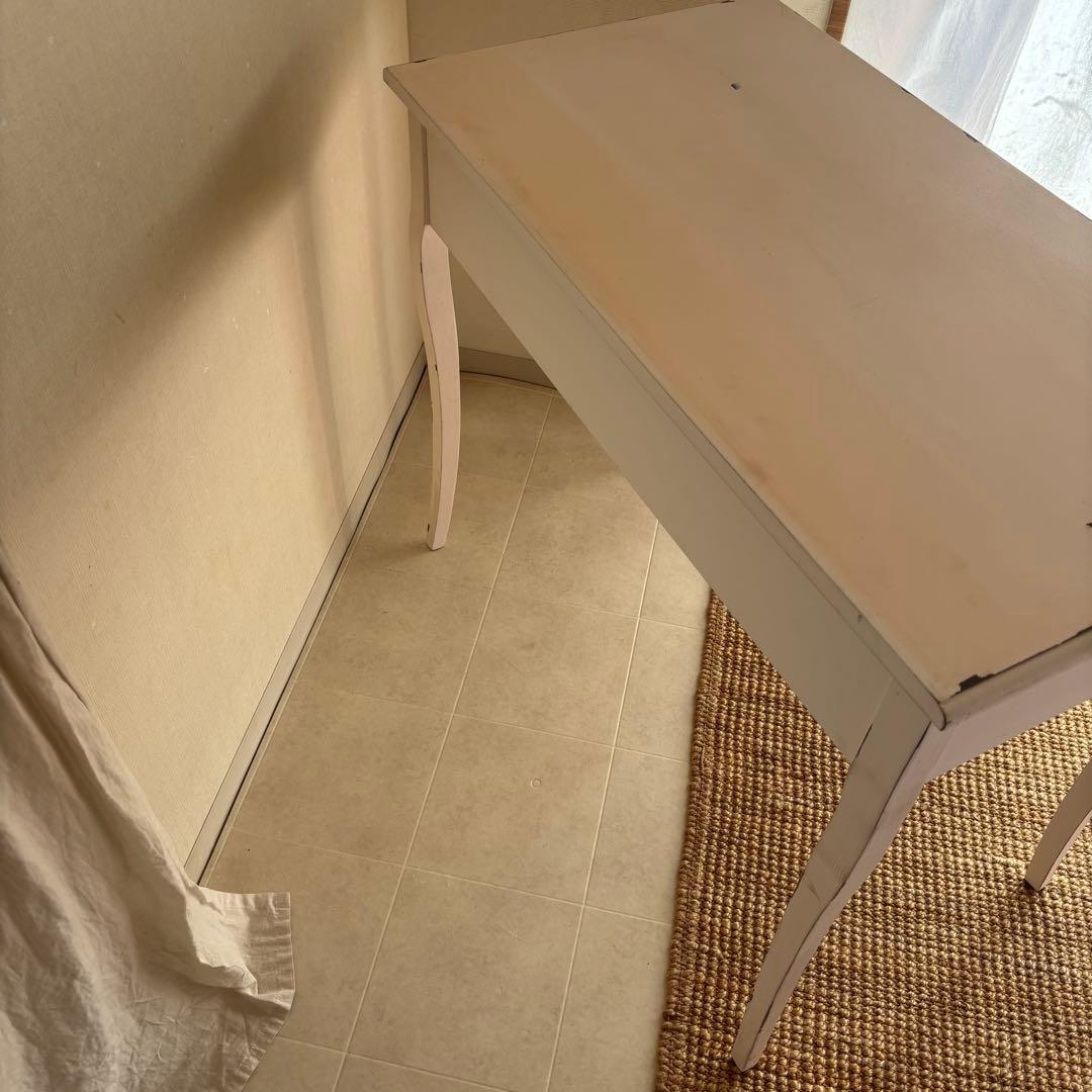 シャビーシック　ドレッサー　デスク　白家具　フレンチシャビー　カントリー　学習机