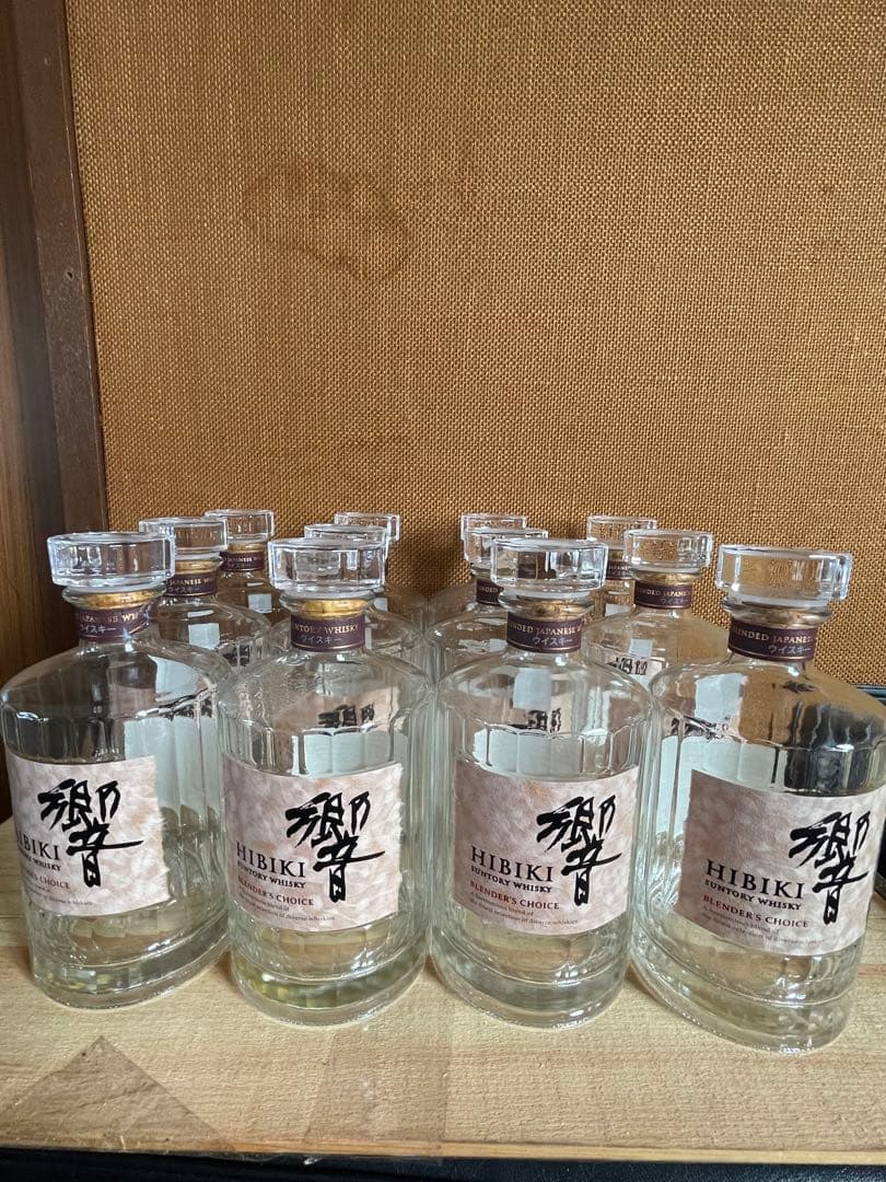 響　ブレンダーズチョイス　空瓶　12本セット箱付き