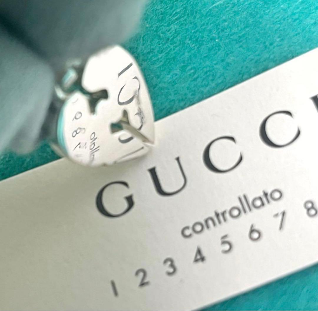 美品　GUCCI ハートノットペンダント