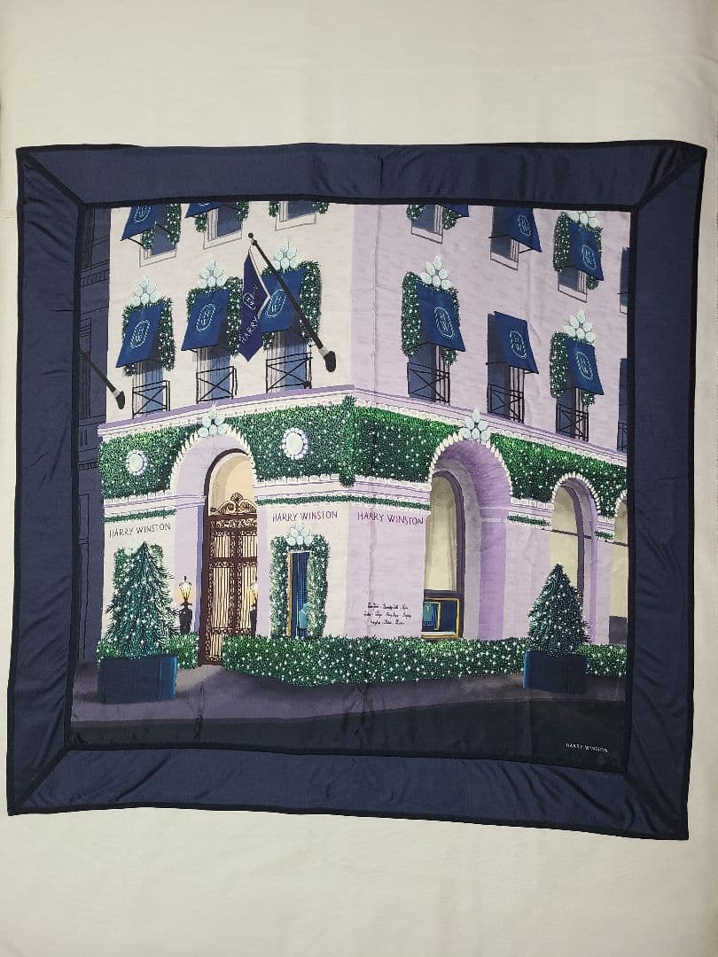 年末セール♪ HARRY WINSTON ハリーウィンストン シルクスカーフ