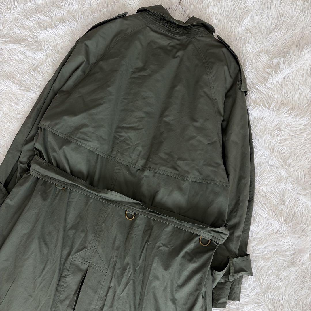 80s ヴィンテージ Burberry ノバチェック カシミヤ トレンチコート